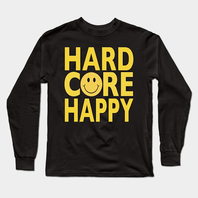 Happy Hardcore Acid House Ravers Long Sleeve T-Shirt by RuftupDesigns